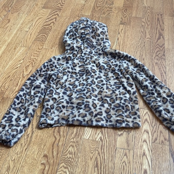 Just Pretend Kids faux fur lightweight hooded jacket - Picture 6 of 6